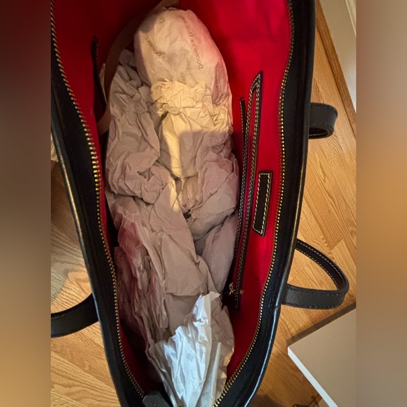 Dooney & Bourke Red and Black Checkered Tote with matching Wallet. New - Picture 8 of 16